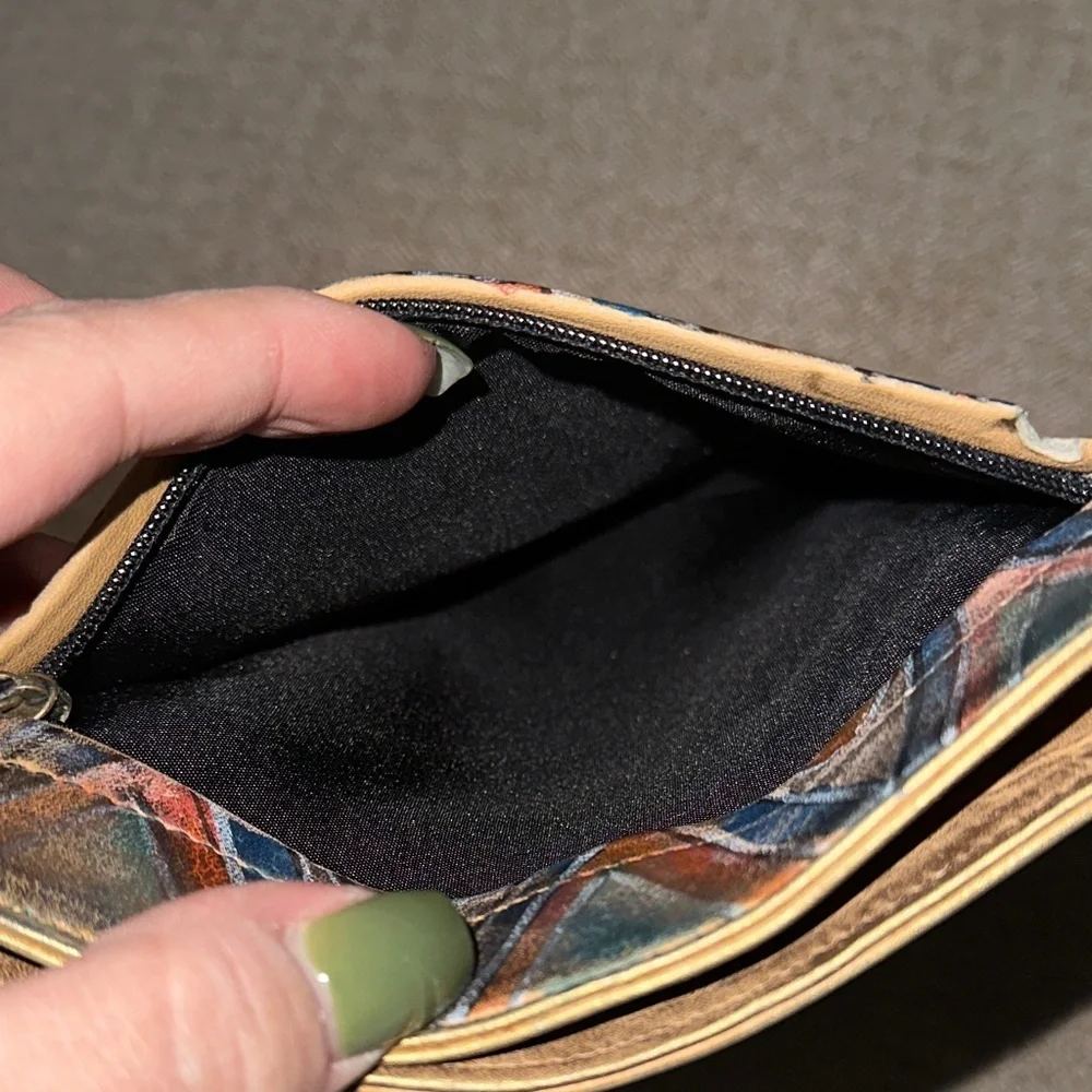 Artistic Leather Crossbody Bag